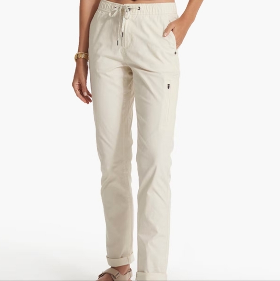 Vuori Pants - Vuori Womens Ripstop Pant - Long Natural